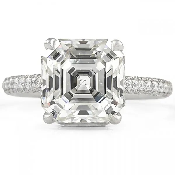 Asscher Engagement Ring