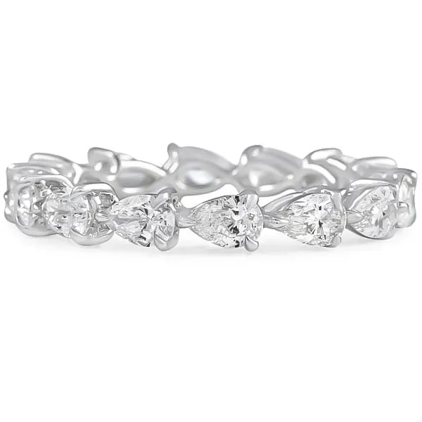 Pear Shape Diamond Eternity Band