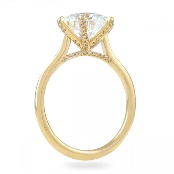 yellow gold engagement ring