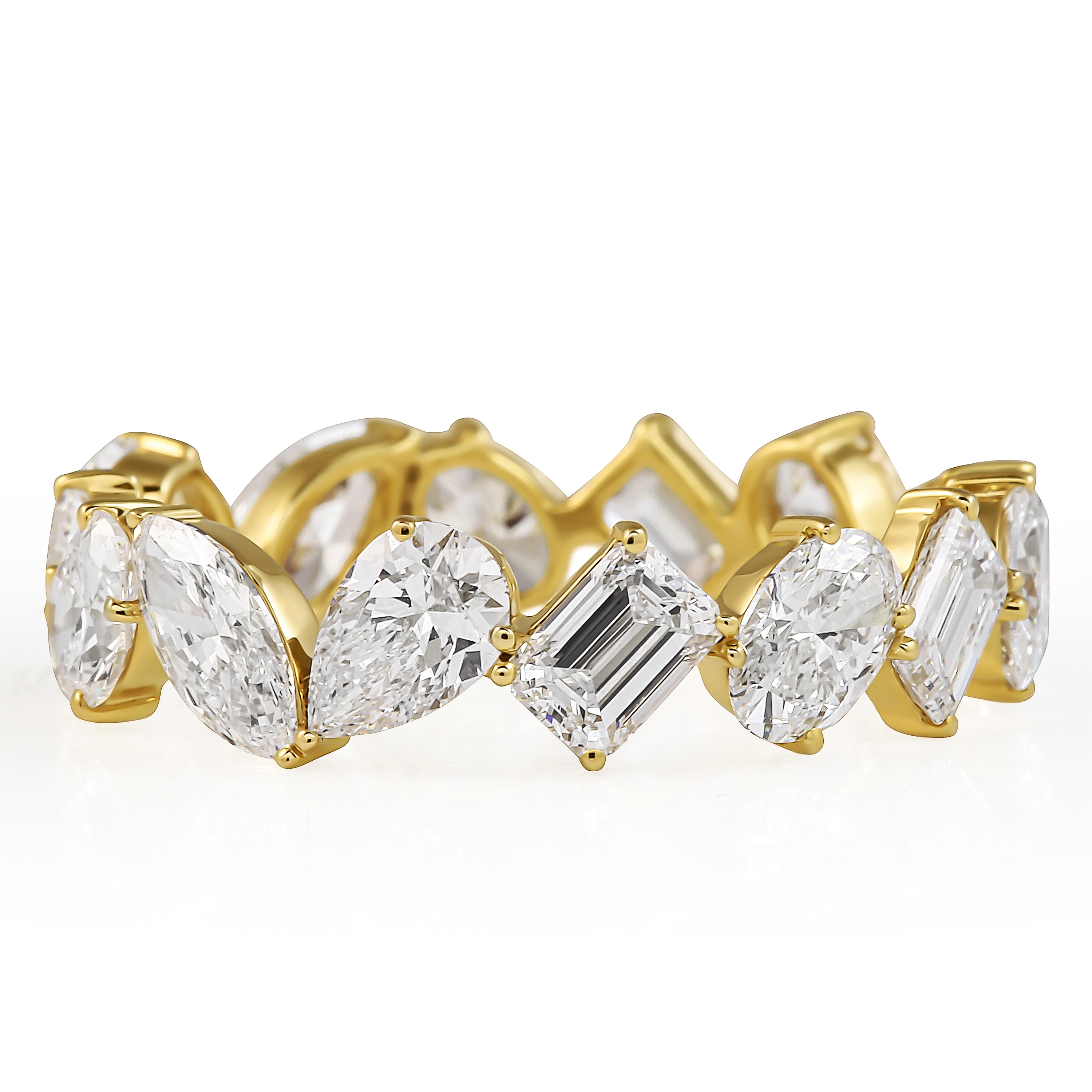 3 carat Multi-Shape Lab Diamond Eternity Band