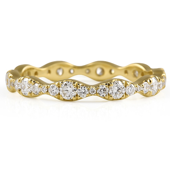 .70 Carat Graduating Size Round Diamond Eternity Band