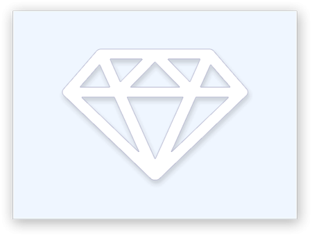 illustrated diamond side profile