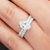 Wider Band Engagement Rings