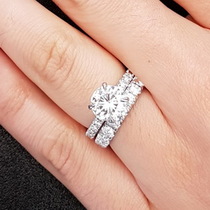 Wider Band Engagement Rings