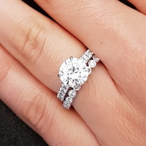 Wider Band Engagement Rings