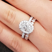 Wider Band Engagement Rings