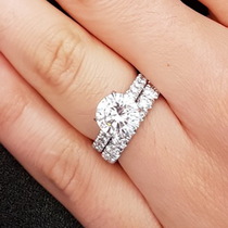 Wider Band Engagement Rings