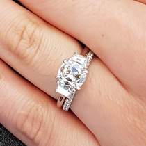 Three-Stone Engagement Rings