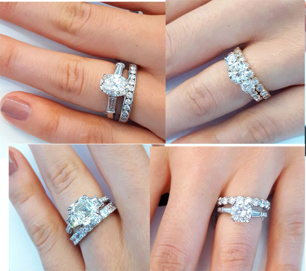 Tips for Pairing your Three-Stone Engagement Ring with a Wedding Band